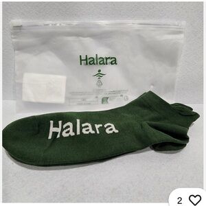 HALARA Dark Green women and Casual Socks one size